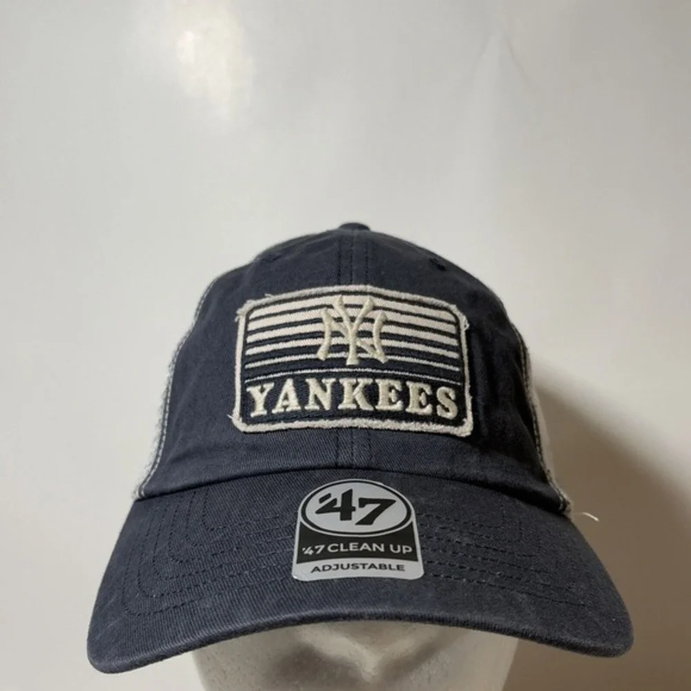 '47‎ Clean Up New York Yankees Vintage Navy MLB Snapback Hat NEW
